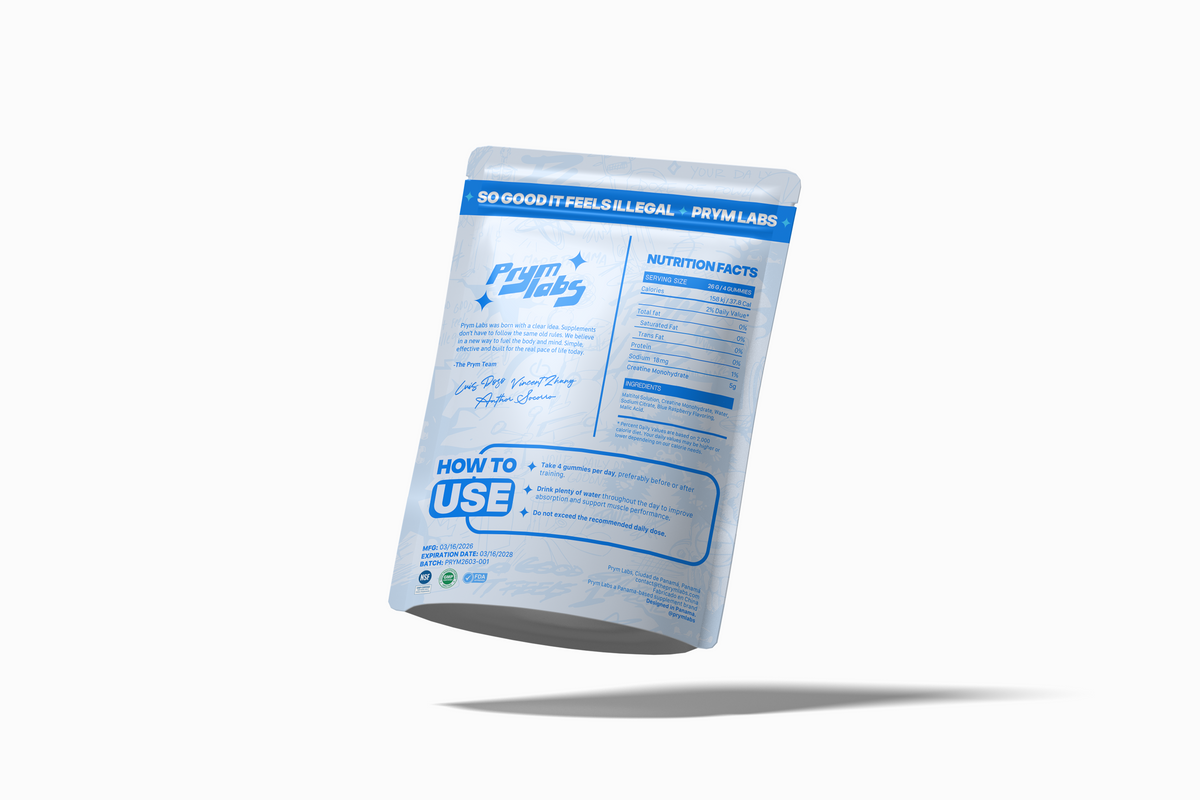 Prym Labs Creatine Gummies con 5 g de creatina por porcion