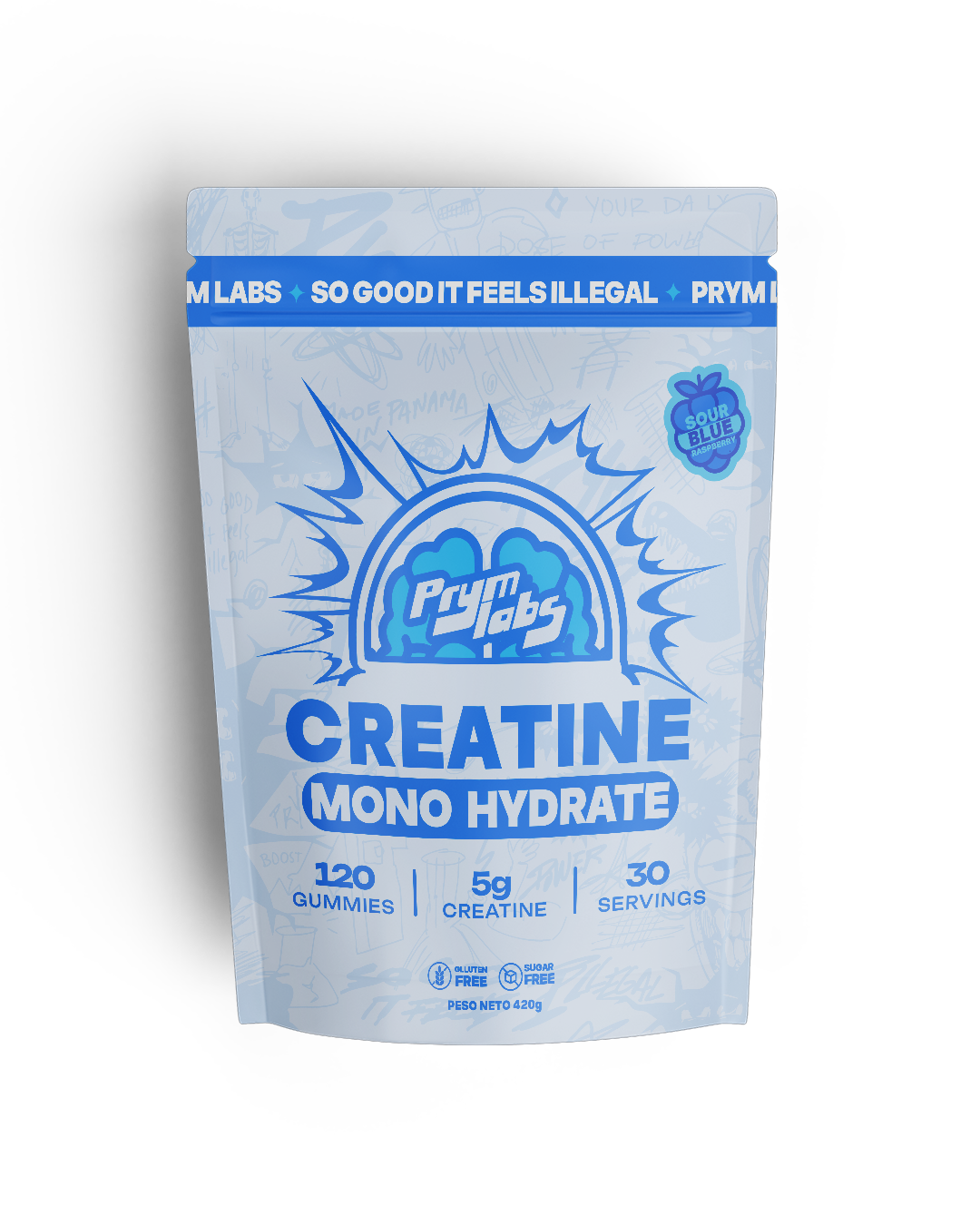 Classic Sour Blue – Creatine Mono-Hydrate